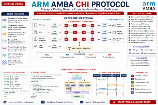 AMBA CHI PROTOCOL THEORY AND CODING cover