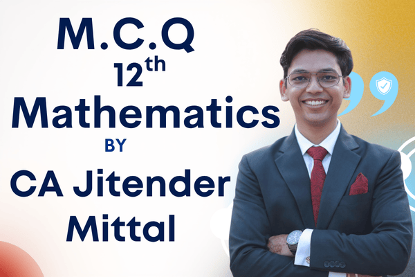 Mathematics Class 12 MCQ cover