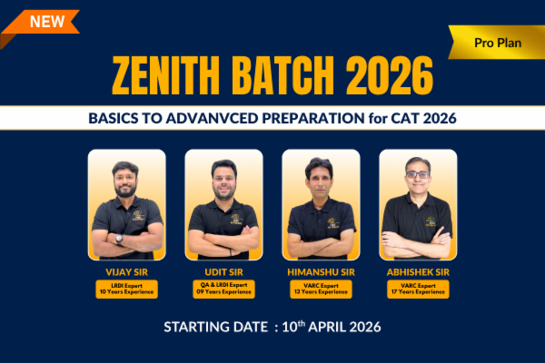 Complete CAT 2026 Batch 06 (Basic to Advanced) | Zenith Batch- Pro Plan cover