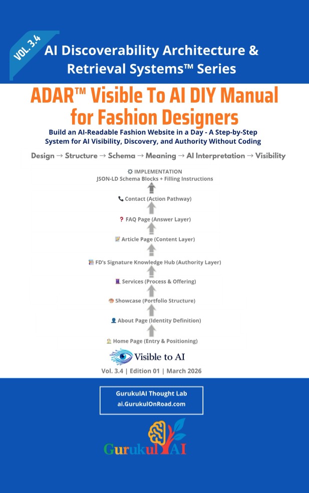 ADAR™ Visible To AI DIY Manual for Fashion Designers