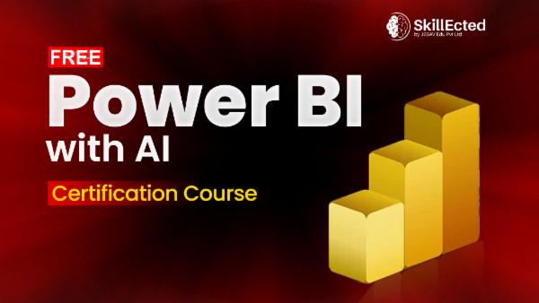 Power BI with AI : Free Mini Course cover