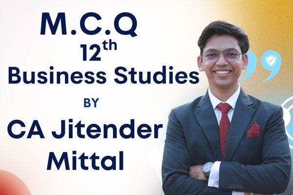 Business Studies Class 12 MCQ cover