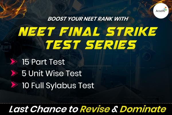 The NEET Final STRIKE Test Series cover