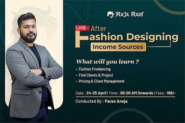 After Fashion Designing Income Sources cover