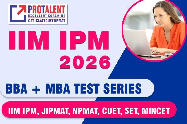 IPMAT 2026 Test Series cover
