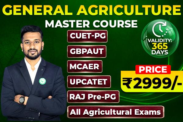 General Agriculture Master Course cover