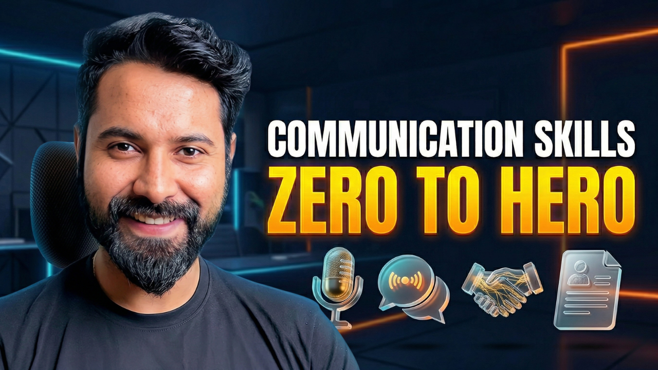 Communication Skills Zero to Hero Course Poster