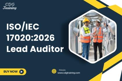 ISO/IEC 17020:2026 Lead Auditor cover