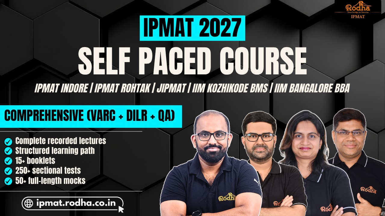 IPMAT 2027 | Comprehensive Self-Paced Course | Prepare At Your Own Pace cover