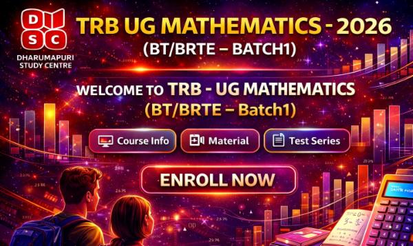TRB UG MATHS (BT/BRTE) course preview