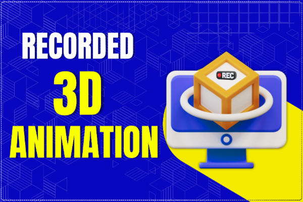 RECORDED 3D ANIMATION cover