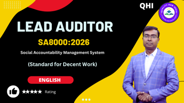 Lead Auditor "Social Accountability Management System"- SA8000:2026 (English) Copy cover