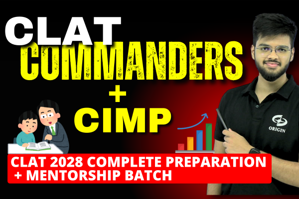 Commanders + CIMP for CLAT 2028 cover