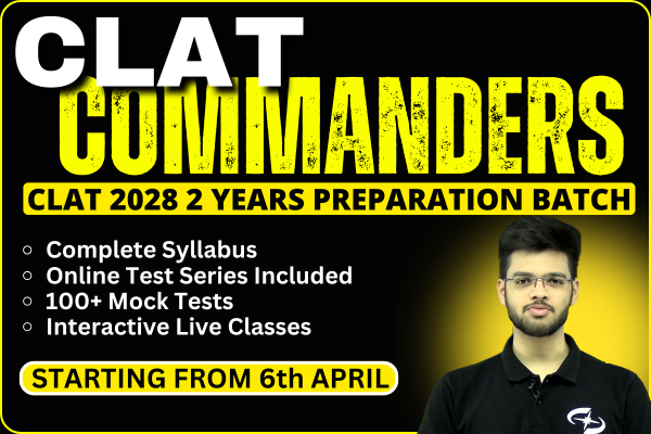 CLAT Commanders : CLAT 2028 Complete Preparation Batch cover