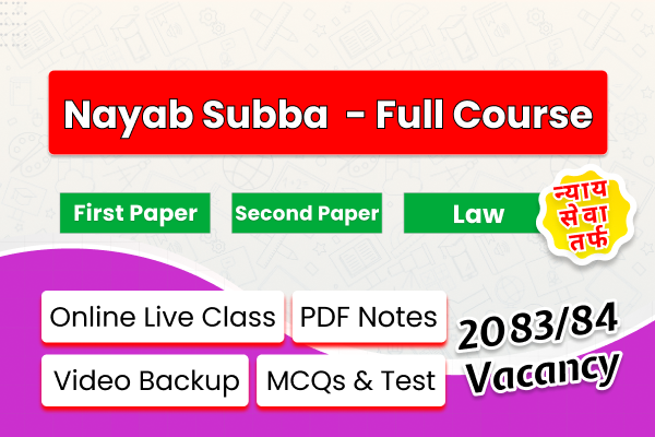 2083 NaSu Full Course || Nepal Justice Service || English & Nepali Medium - Live Class cover