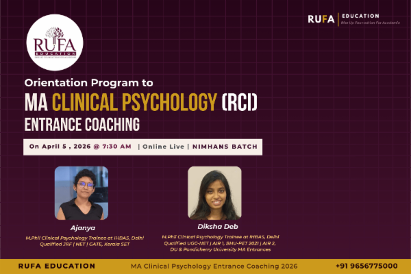 Orientation Program to MA Clinical Psychology (RCI) cover
