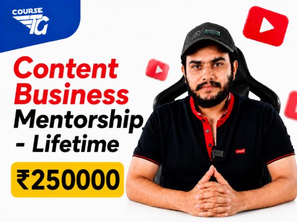 Content Business Mentorship - Lifetime cover