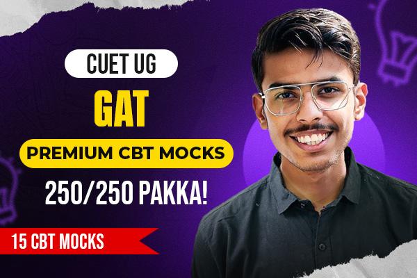 GAT - 15 Full Length Mocks | CUET UG Exam cover
