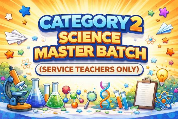 (SERVICE TEACHERS ONLY) CATEGORY 2 SCIENCE MASTER CLASS cover