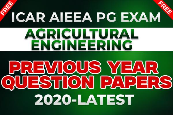 Agricultural Engineering and Technology Previous Year Question Papers-Practice sets for ICAR PG EXAM cover