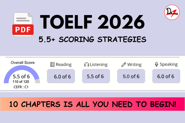 TOEFL 2026 : STRATEGIES TO SCORE 5.5+ cover