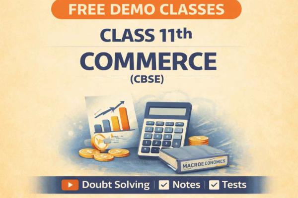 FREE DEMO CLASSES of commerce class 11th