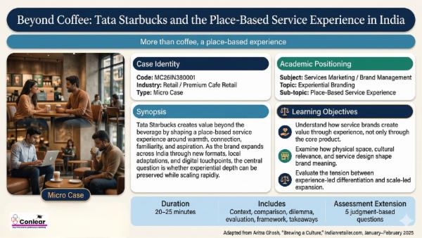Beyond Coffee: Tata Starbucks and the Place-Based Service Experience in India cover