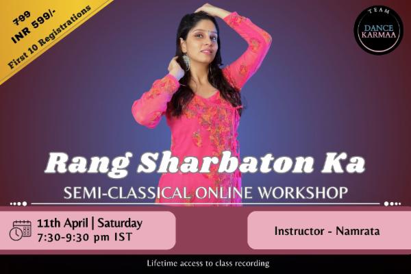 Rang Sharbaton Ka – Semi-Classical Online Workshop cover