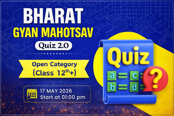BHARAT GYAN MAHOTSAV QUIZ 2.0 (Open Category) cover