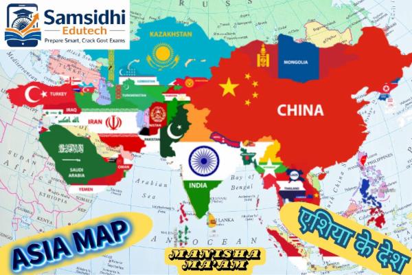 ASIA MAP BY MANISHA MA'AM cover
