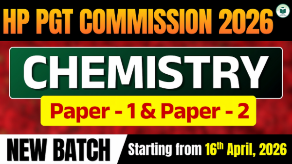 HP PGT Paper- 1 & 2 Complete Batch- Chemistry cover