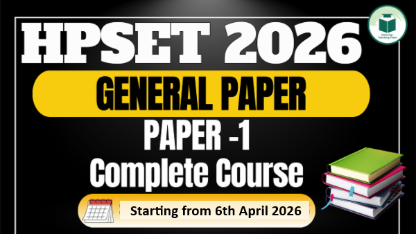 HP SET 2026 | General Paper | Paper -1 | Complete Batch- 3 cover