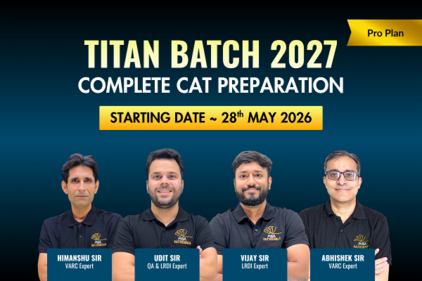 Complete CAT 2027 Batch 01 (Basics to Advanced) | Titan Batch - Pro Plan cover
