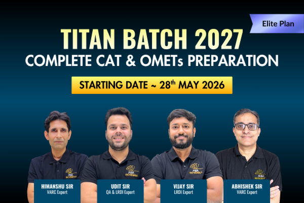 Complete CAT & OMETs 2027 Batch 01 (Basic to Advanced) | Titan Batch - Elite Plan cover