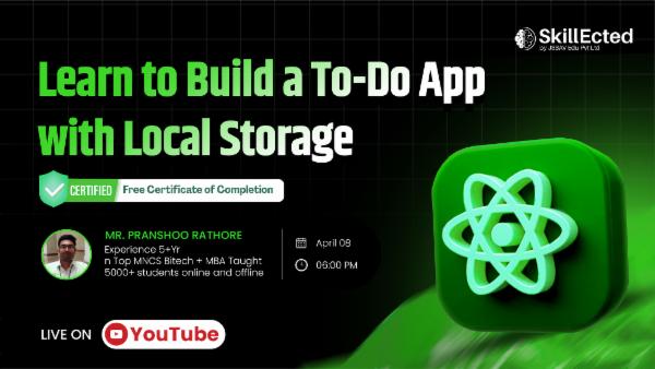 Learn to Build a To-Do App with Local Storage cover