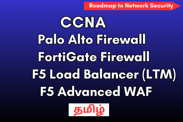 Roadmap to Network Security Engineer - Tamil cover