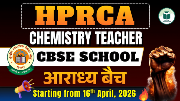 HPRCA | PGT Teacher | Chemistry | Online Live Batch- 1 cover