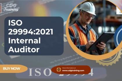 ISO 29994:2021 Internal Auditor cover