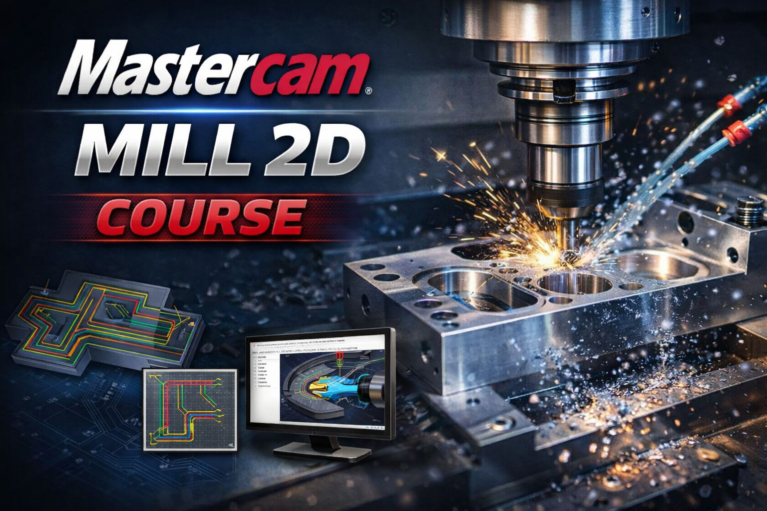 Mastercam Mill 2D - English cover