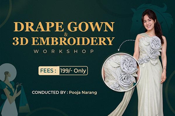 Drape Gown + 3D Embroidery Workshop cover
