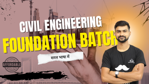 CIVIL ENGINEERING FOUNDATION BATCH 2026 cover