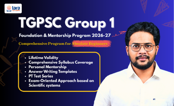 TGPSC Group 1 Foundation & Mentorship Program 2026-27 Batch-2 (FMP Pro 2026) cover