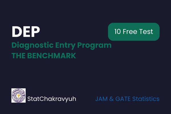 DEP - Diagnostic Entry Program | JAM & GATE Statistics 2027 cover