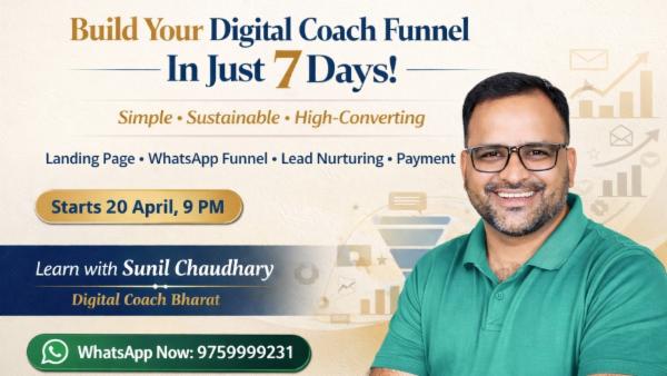 7 Day Digital Coach Funnel Challenge cover
