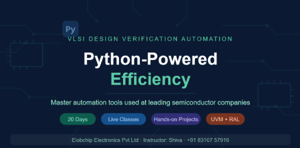 VLSI Design Verification Automation: Python-Powered Efficiency in 20 Days cover