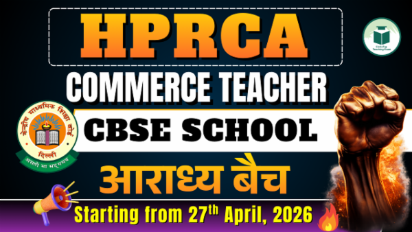 HPRCA | PGT Teacher | Commerce | Online Live Batch- 1 cover