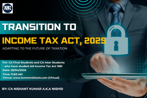 New Income Tax Act, 2025 (Transition made easy) cover