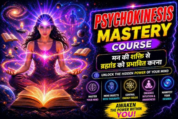 Psychokinesis Mastery Course | मन की शक्ति से ब्रह्मांड को प्रभावित करना cover