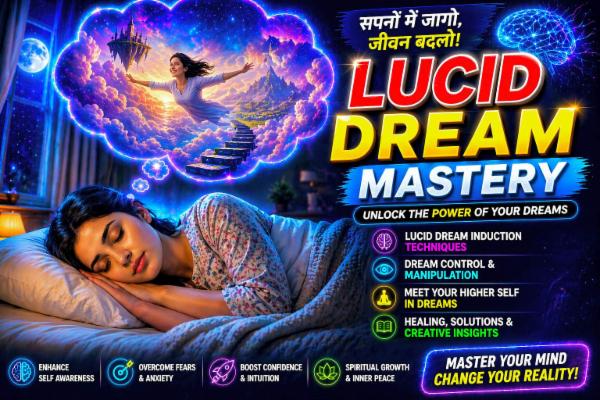 Lucid Dream Mastery  — सपने में जागो, जीवन बदलो cover