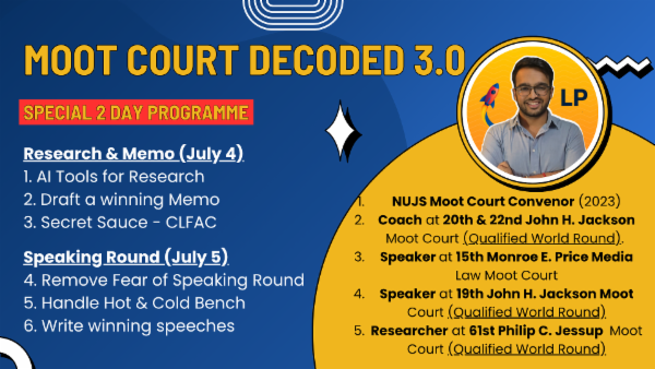 Moot Courts Decoded cover